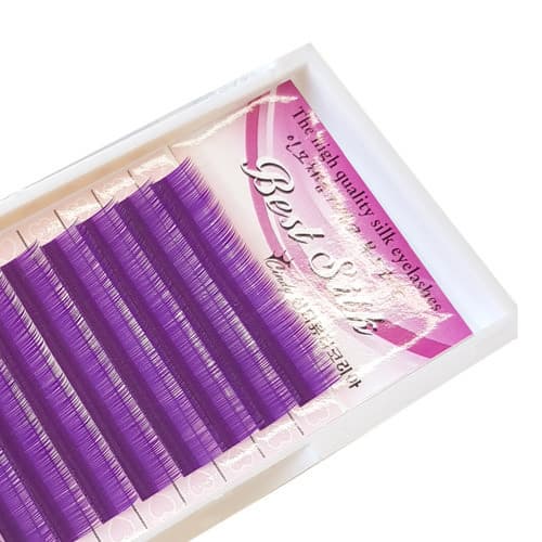 Best Silk Color Purple _ False Fake Eyelashes Extension